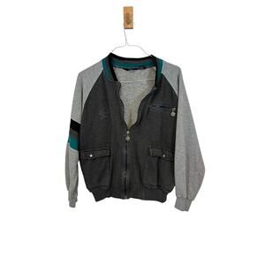 Vintage Christian Dior Monsieur Track Jacket Colorblock CD Crest Zip Sweatshirt